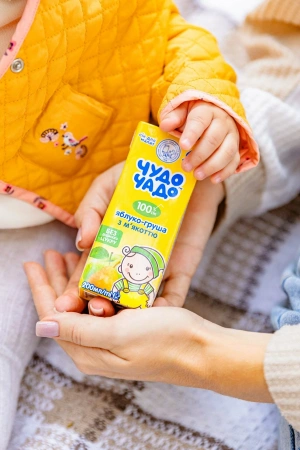 ЧУДО-ЧАДО Сок яблоко- груша с мякотью 200мл